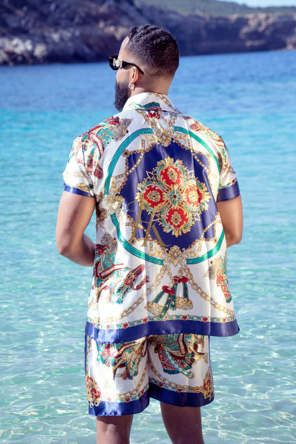 Pool party Designer Silk Two-Piece Outfits - Elevate Your Style to Unmatched Comfort and Luxury - kayibstrore