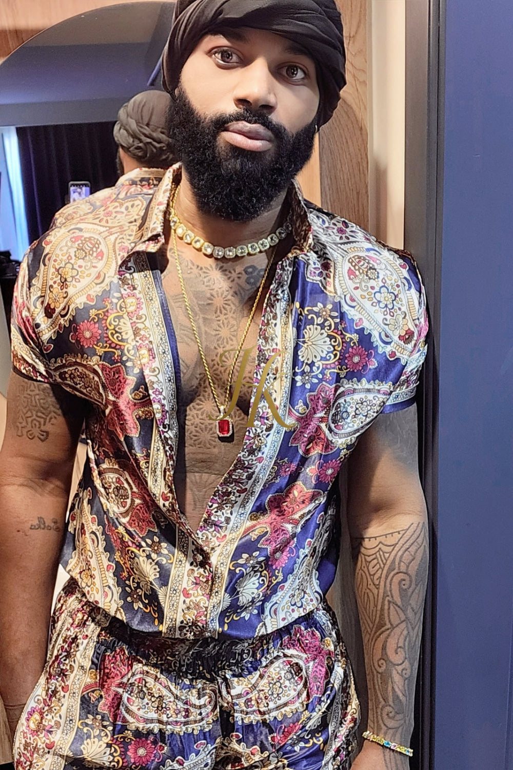 Le Barroco Silk Set - Elevate Your Style with Vibrant Spanish Fashion - Stay Cool and Look Flawless All Summer Long - kayibstrore