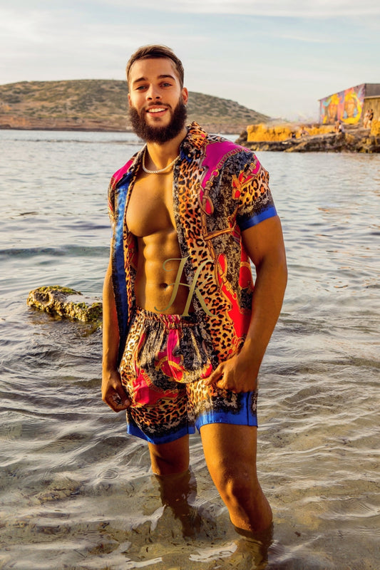 Beachwear Silk Two-Piece Outfits - Elevate Your Style to Unmatched Comfort and Luxury - kayibstrore