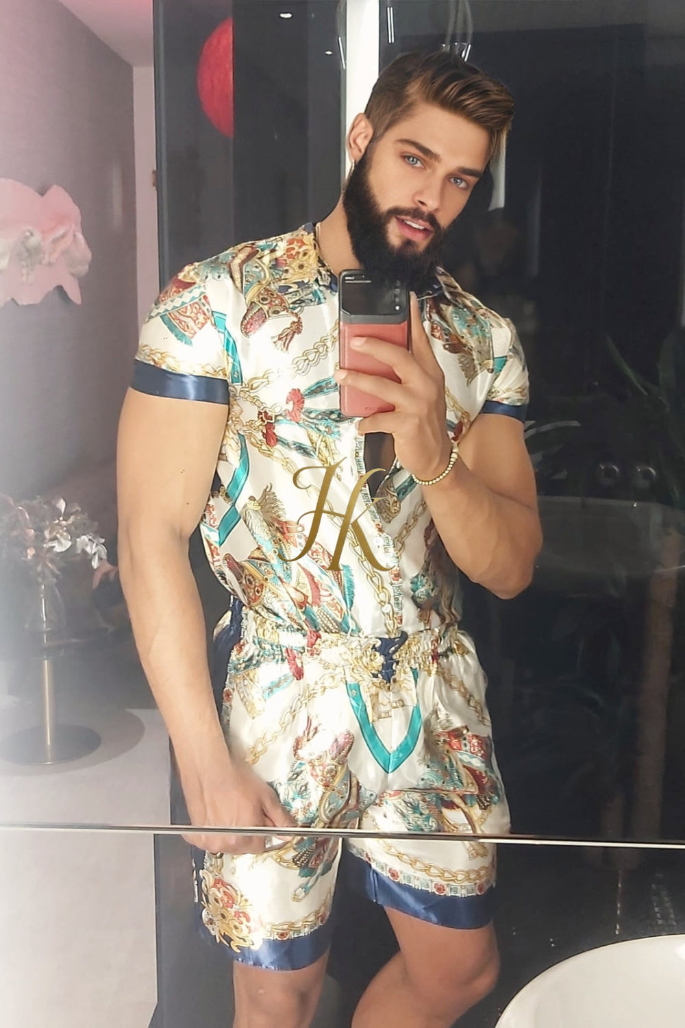 Silk Shirt Set: The Ultimate Rave and Festival Outfit for Couples - kayibstrore