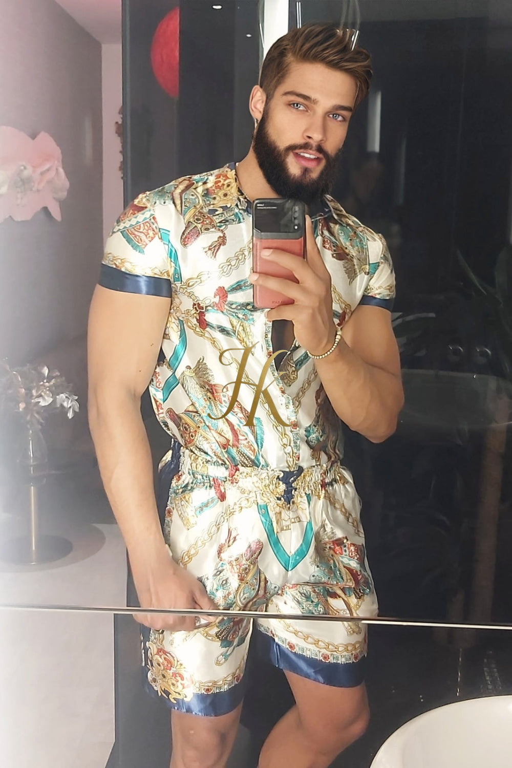 Silk Shirt Set: The Ultimate Rave and Festival Outfit for Couples - kayibstrore