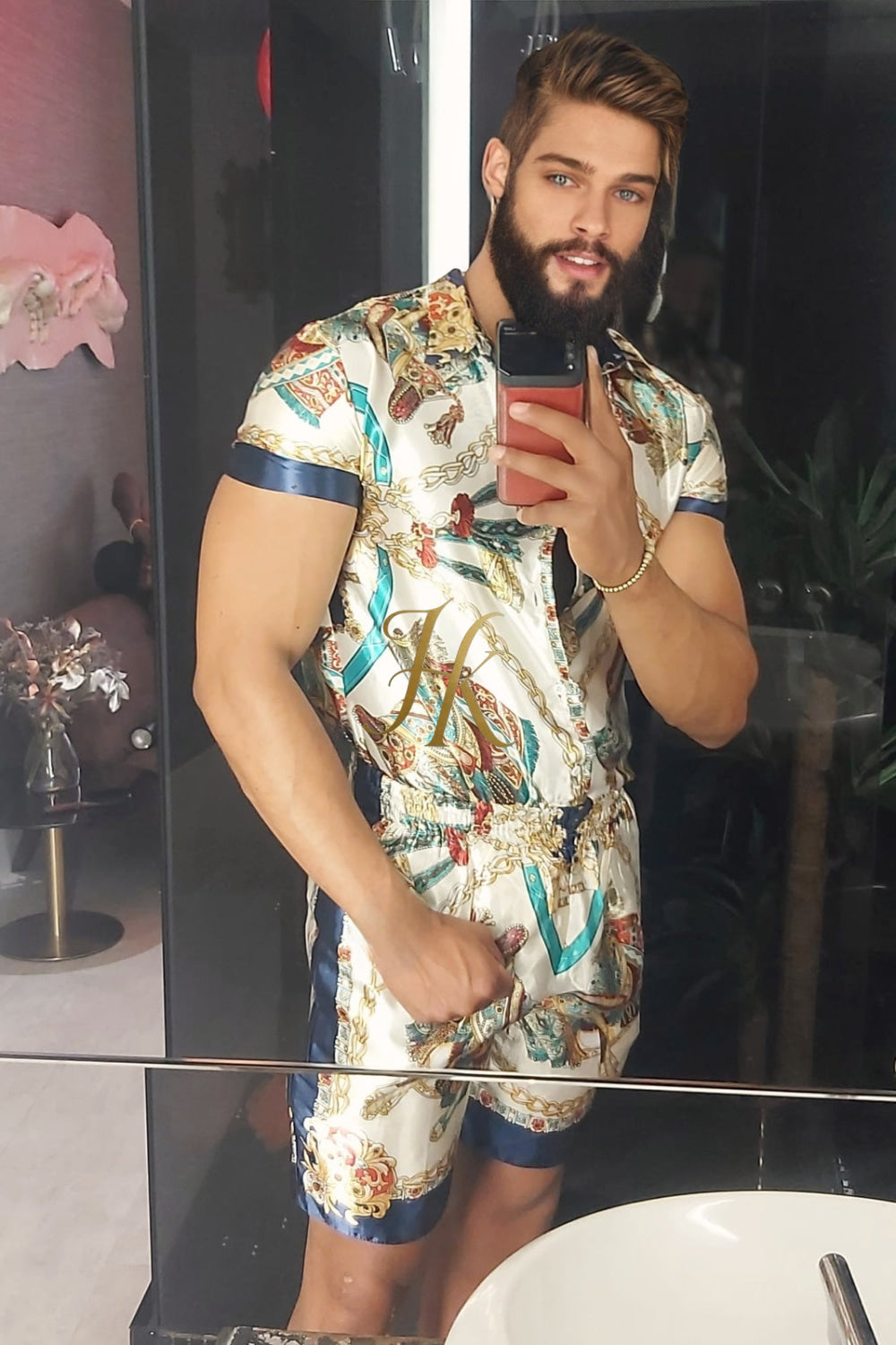 Silk Shirt Set: The Ultimate Rave and Festival Outfit for Couples - kayibstrore