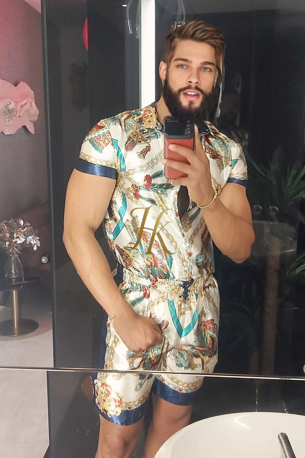 Silk Shirt Set: The Ultimate Rave and Festival Outfit for Couples - kayibstrore
