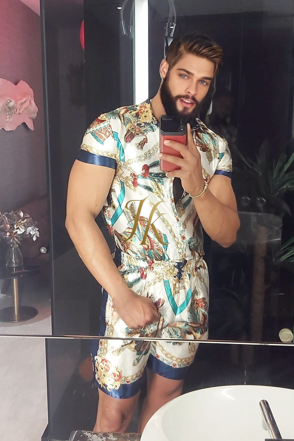 Silk Shirt Set: The Ultimate Rave and Festival Outfit for Couples - kayibstrore
