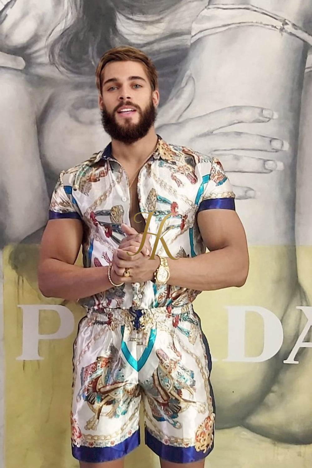 Silk Shirt Set: The Ultimate Rave and Festival Outfit for Couples - kayibstrore