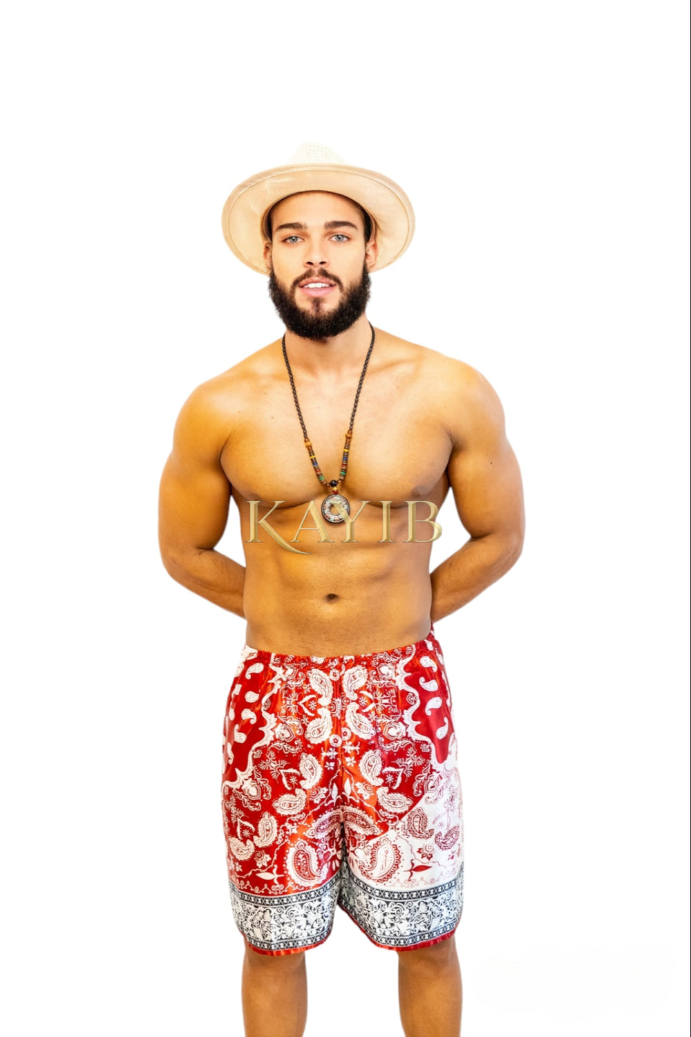 KAYIB Red Silk Short - Elevate Your Style Game with Premium Luxury and Comfort. - kayibstrore