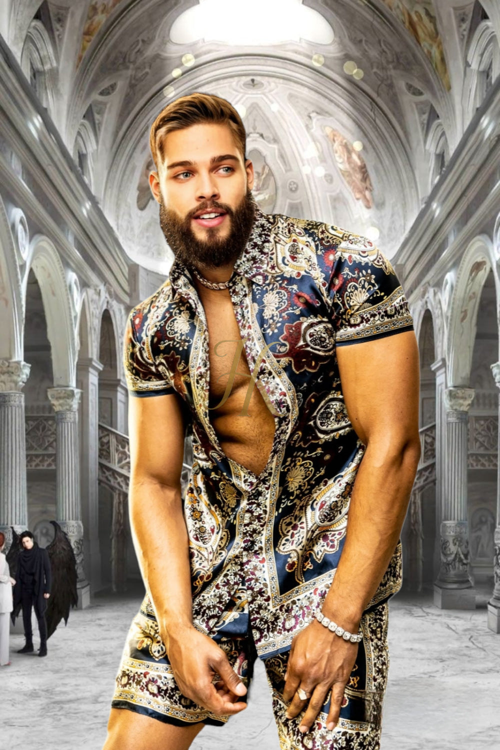 Le Barroco Silk Set - Elevate Your Style with Vibrant Spanish Fashion - Stay Cool and Look Flawless All Summer Long - kayibstrore