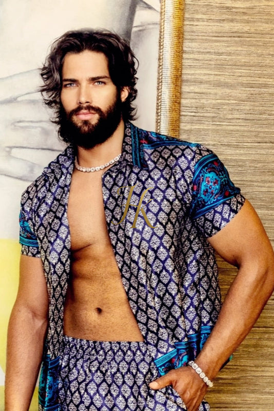 Luxury handmade Silk Set - Elevate Your Style with Vibrant Spanish Fashion - Stay Cool and Look Flawless All Summer Long - kayibstrore
