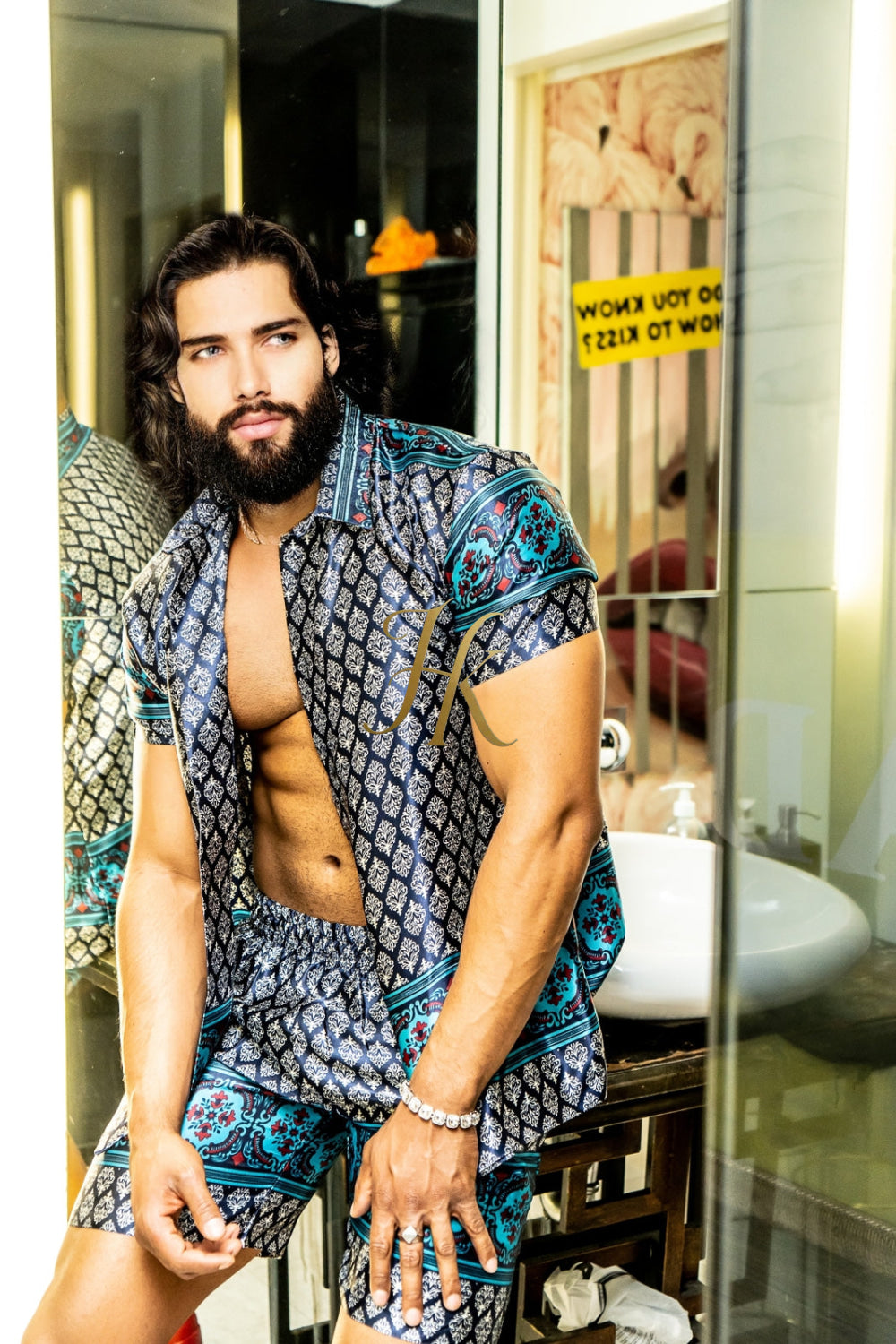 Luxury handmade Silk Set - Elevate Your Style with Vibrant Spanish Fashion - Stay Cool and Look Flawless All Summer Long - kayibstrore