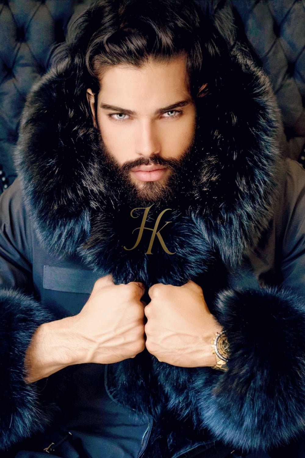 The Ultimate Men's Black Fox Fur Parka: Luxurious Style and Versatility - kayibstrore