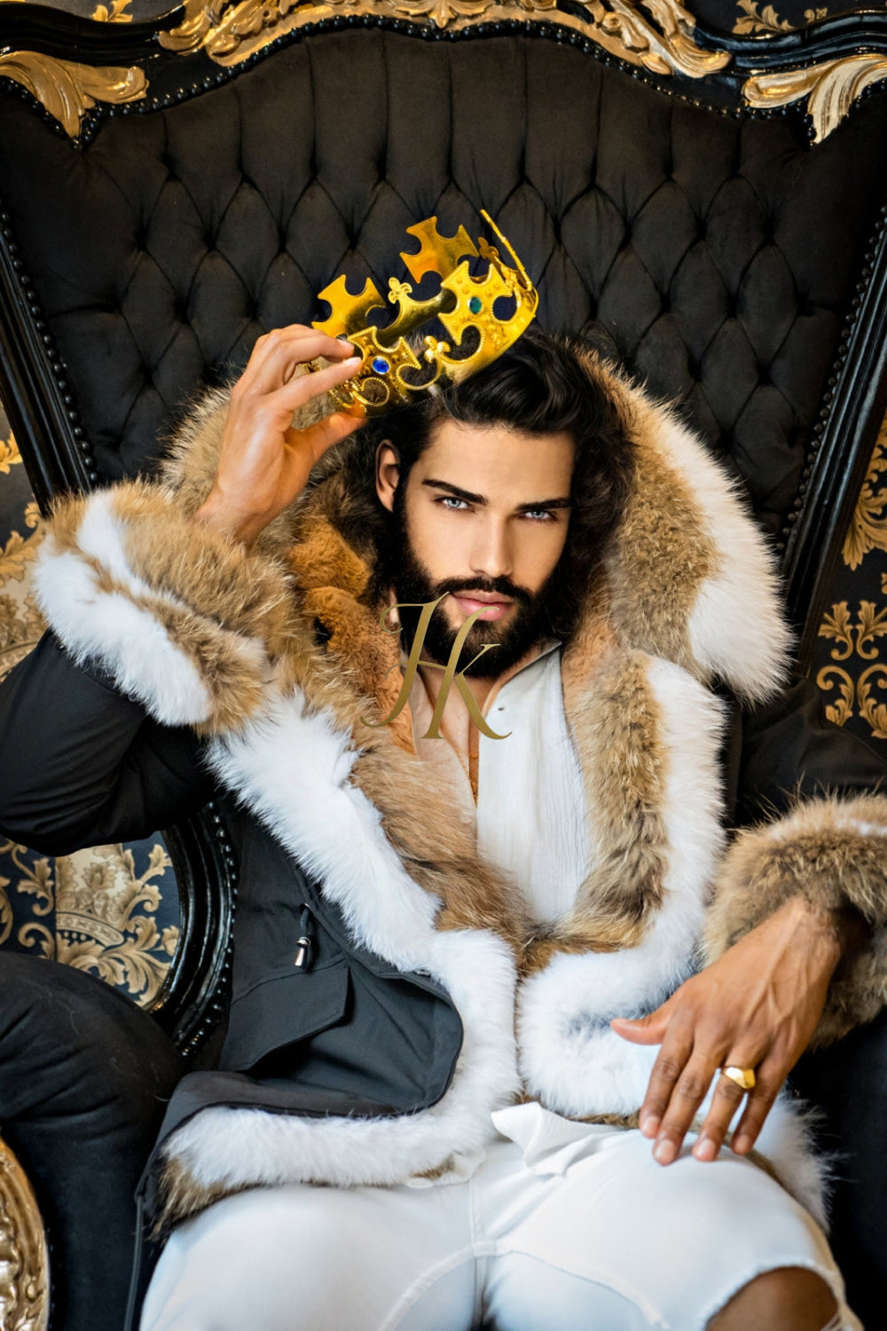The Ultimate Men's Black Fox Fur Parka: Unleash Your Winter Style - kayibstrore
