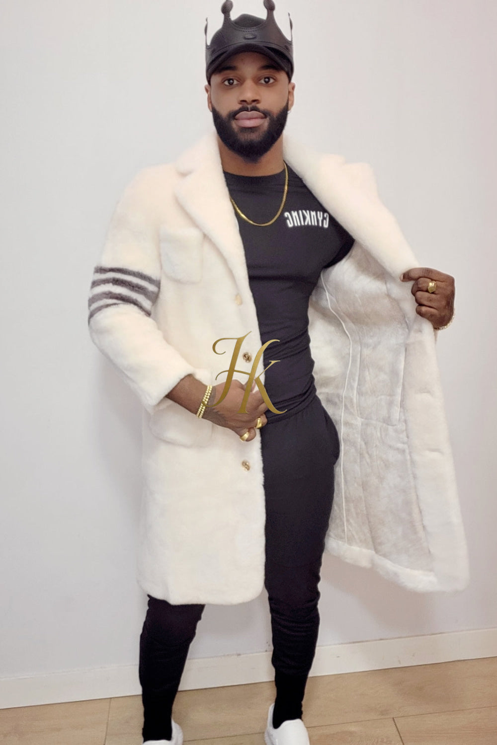 Elevate Winter Style: Fuzzy Fleece Lapel Long Cardigan Coat for Men - kayibstrore