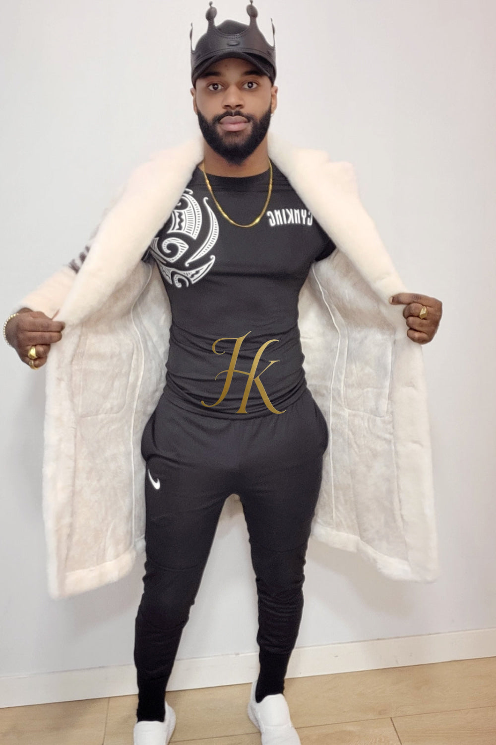 Elevate Winter Style: Fuzzy Fleece Lapel Long Cardigan Coat for Men - kayibstrore