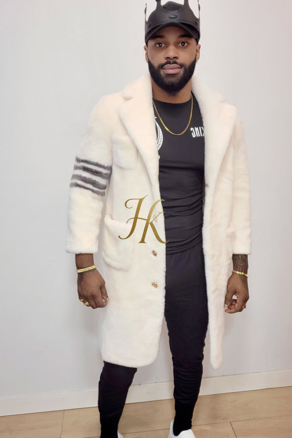 Elevate Winter Style: Fuzzy Fleece Lapel Long Cardigan Coat for Men - kayibstrore