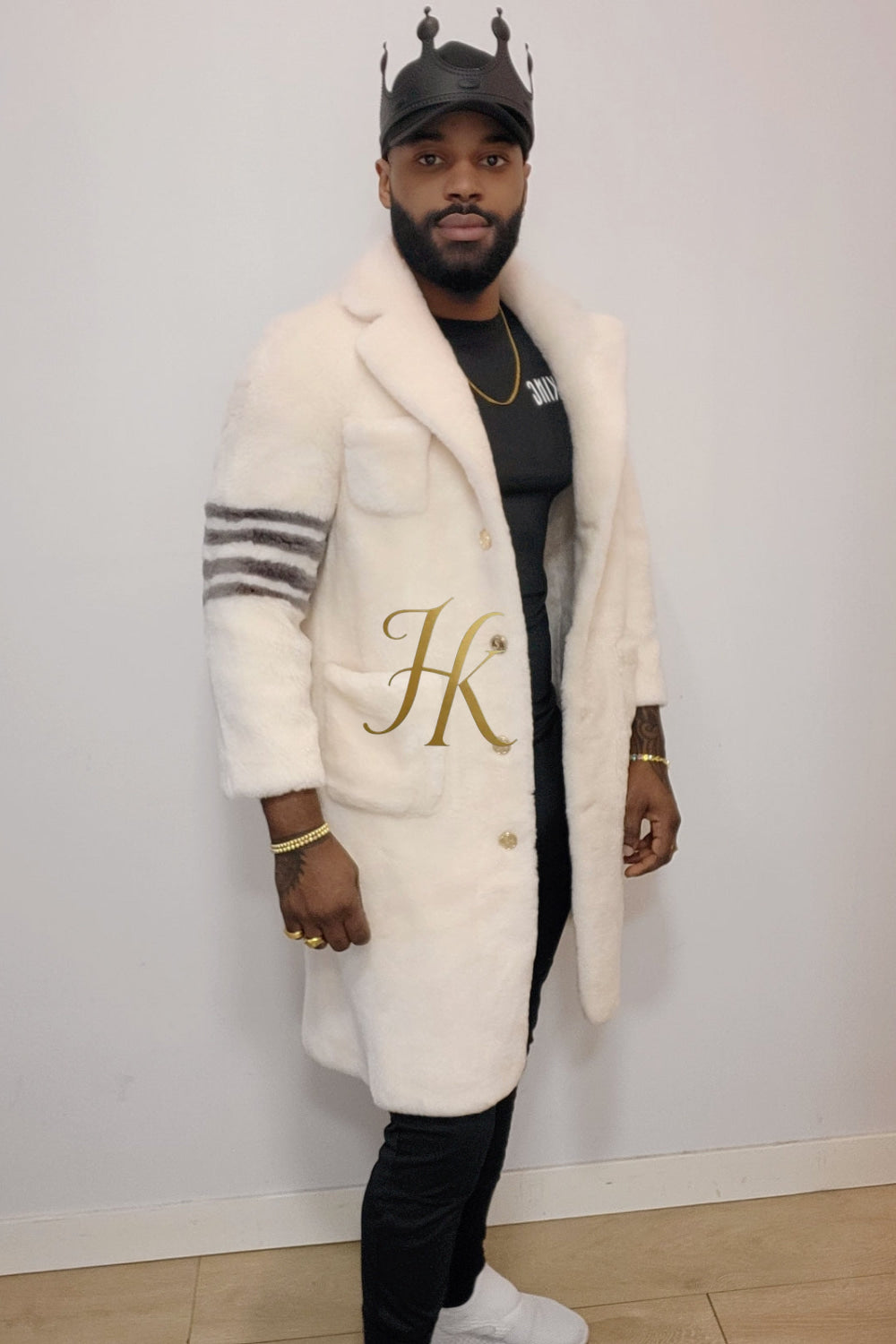 Elevate Winter Style: Fuzzy Fleece Lapel Long Cardigan Coat for Men - kayibstrore