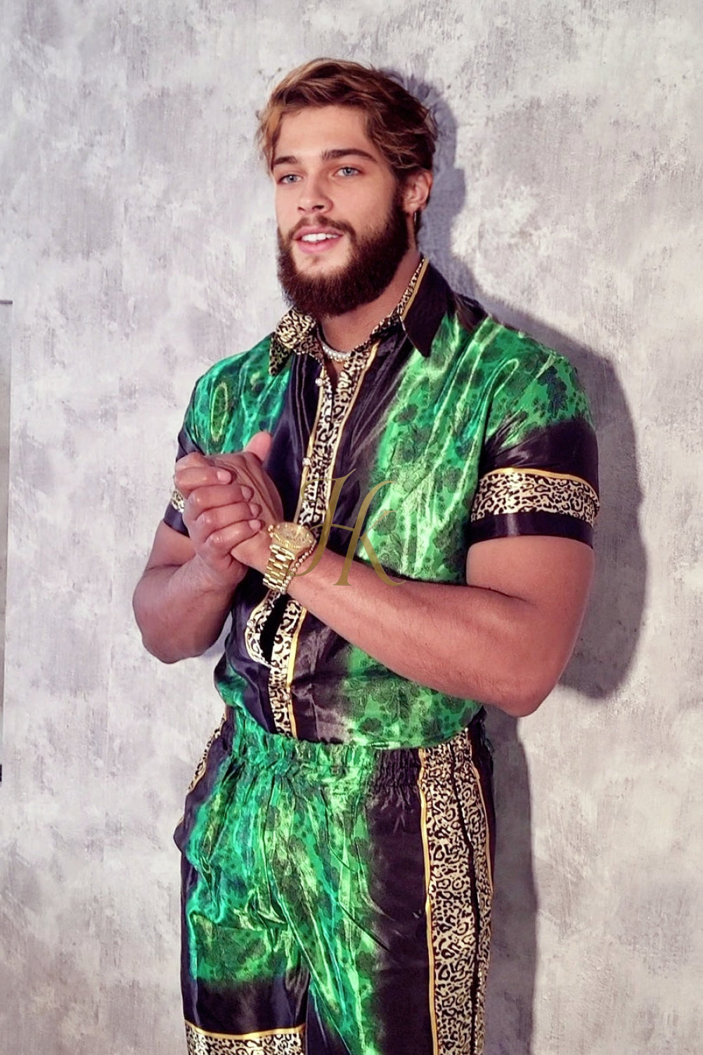 Barocco Silk Dress Set - Embrace Pure Luxury and Stand Out with Refreshing Prints - Indulge in Supreme Comfort and Tailored Fit - kayibstrore