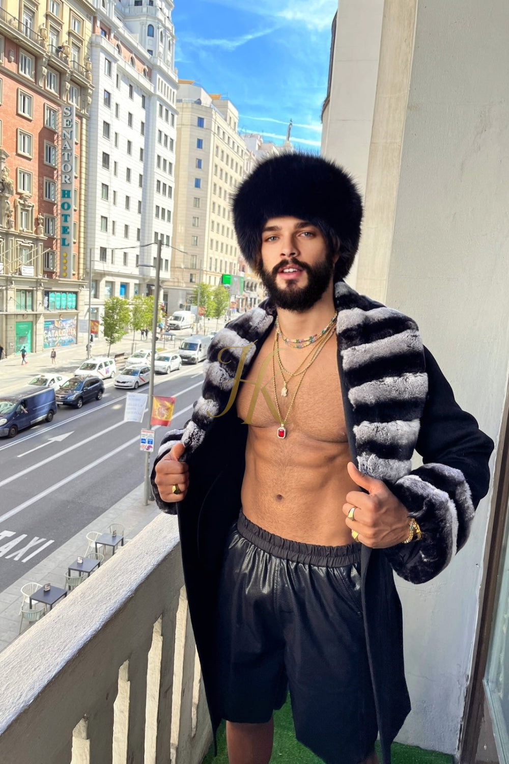 Winter Luxury Handmade Premium Cashmere & wool Real Fur Coats with Rex Rabbit Fur Colllar - kayibstrore