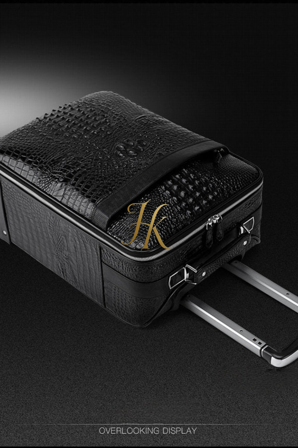 Premium Genuine Leather Crocodile Pattern Travel Luggage Set | Durable Trolley Suitcase & Handbag Backpack | Luxury First-Layer Cowhide | Spacious & Stylish - kayibstrore