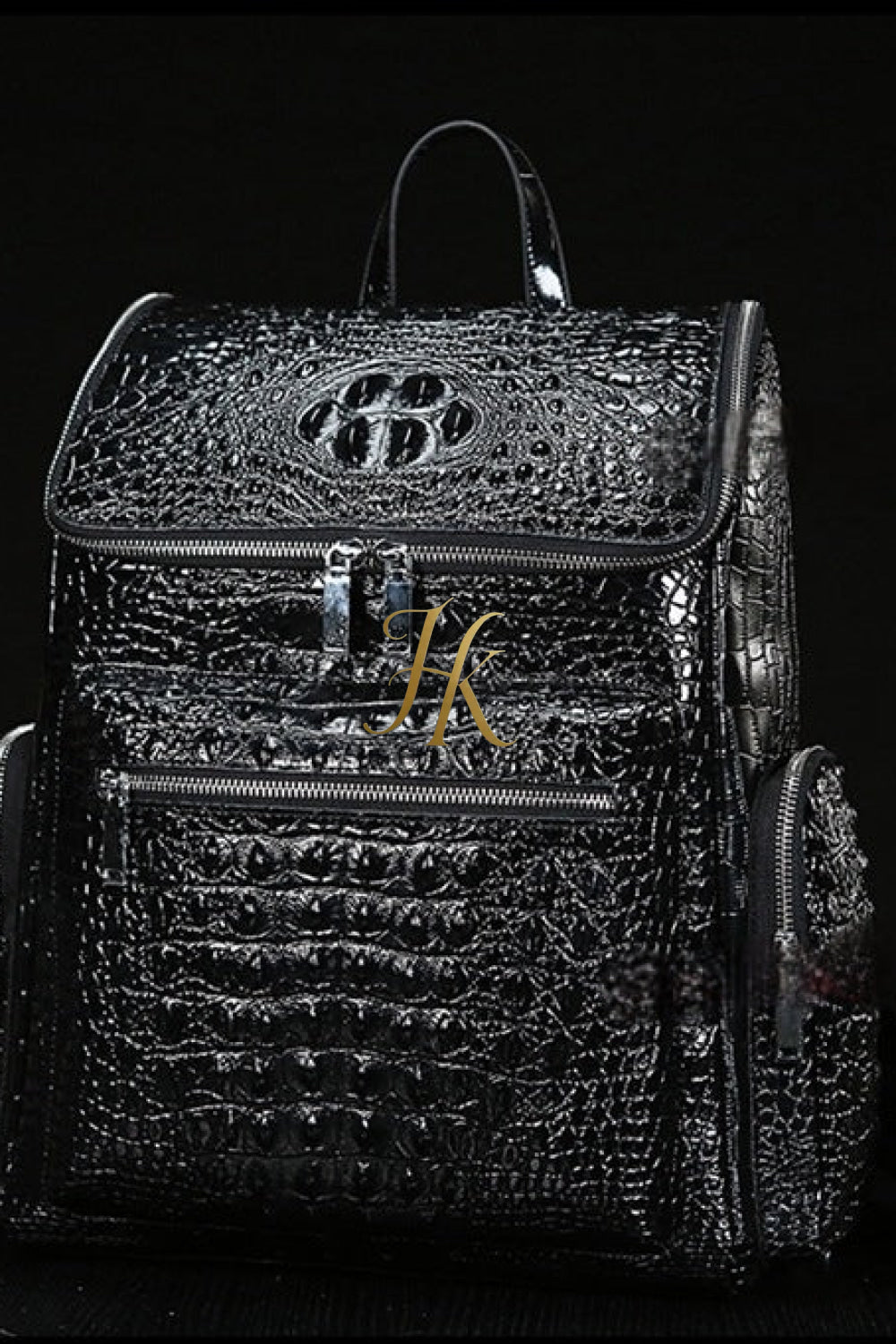 Premium Genuine Leather Crocodile Pattern Travel Luggage Set | Durable Trolley Suitcase & Handbag Backpack | Luxury First-Layer Cowhide | Spacious & Stylish - kayibstrore