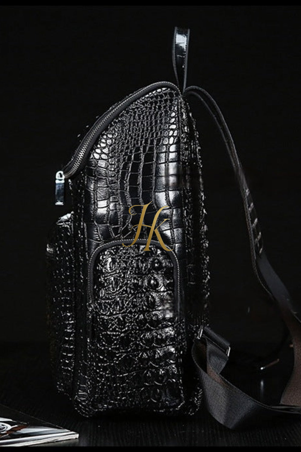 Premium Genuine Leather Crocodile Pattern Travel Luggage Set | Durable Trolley Suitcase & Handbag Backpack | Luxury First-Layer Cowhide | Spacious & Stylish - kayibstrore