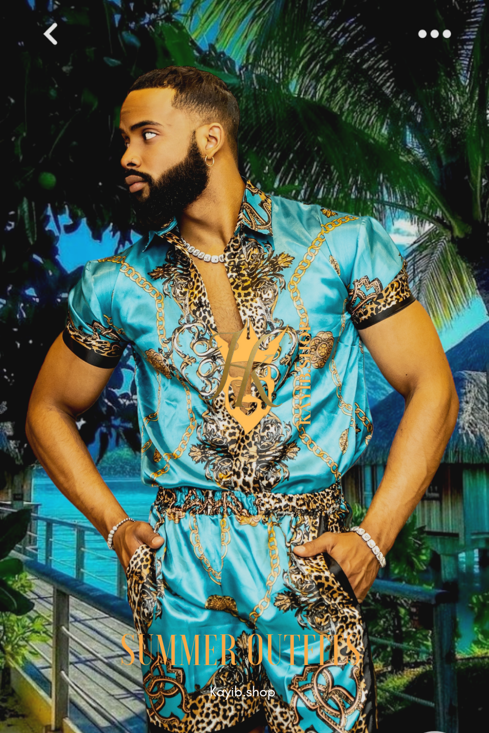 Summer Barroco Silk Outfits
