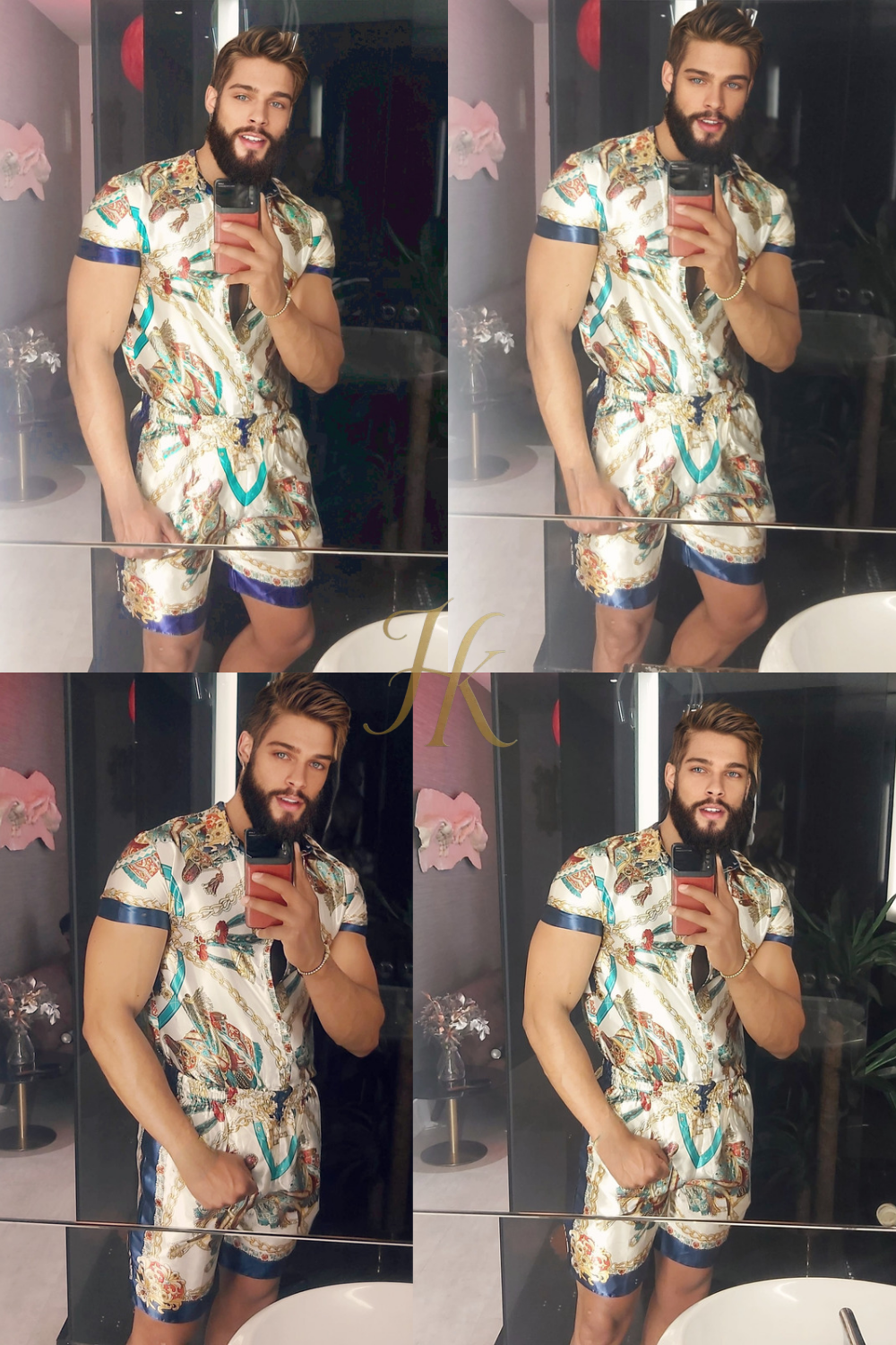 Silk Shirt Set: The Ultimate Rave and Festival Outfit for Couples - kayibstrore