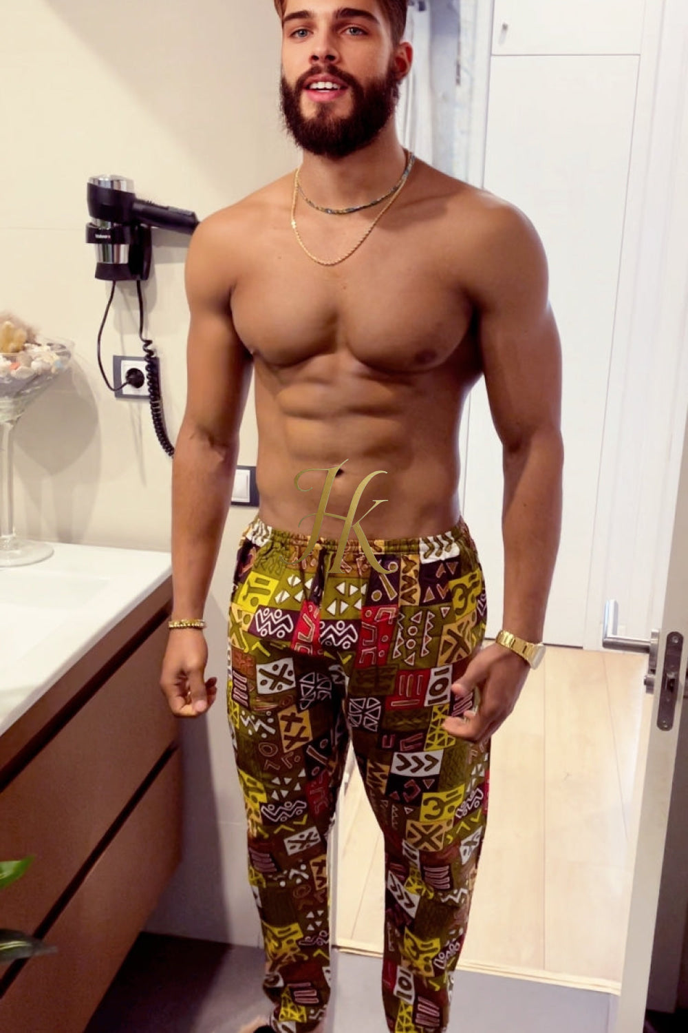 Discover Comfort and Style: Handmade Tribal Hippie summer beachwear Pants - Eco-Friendly & Versatile - kayibstrore