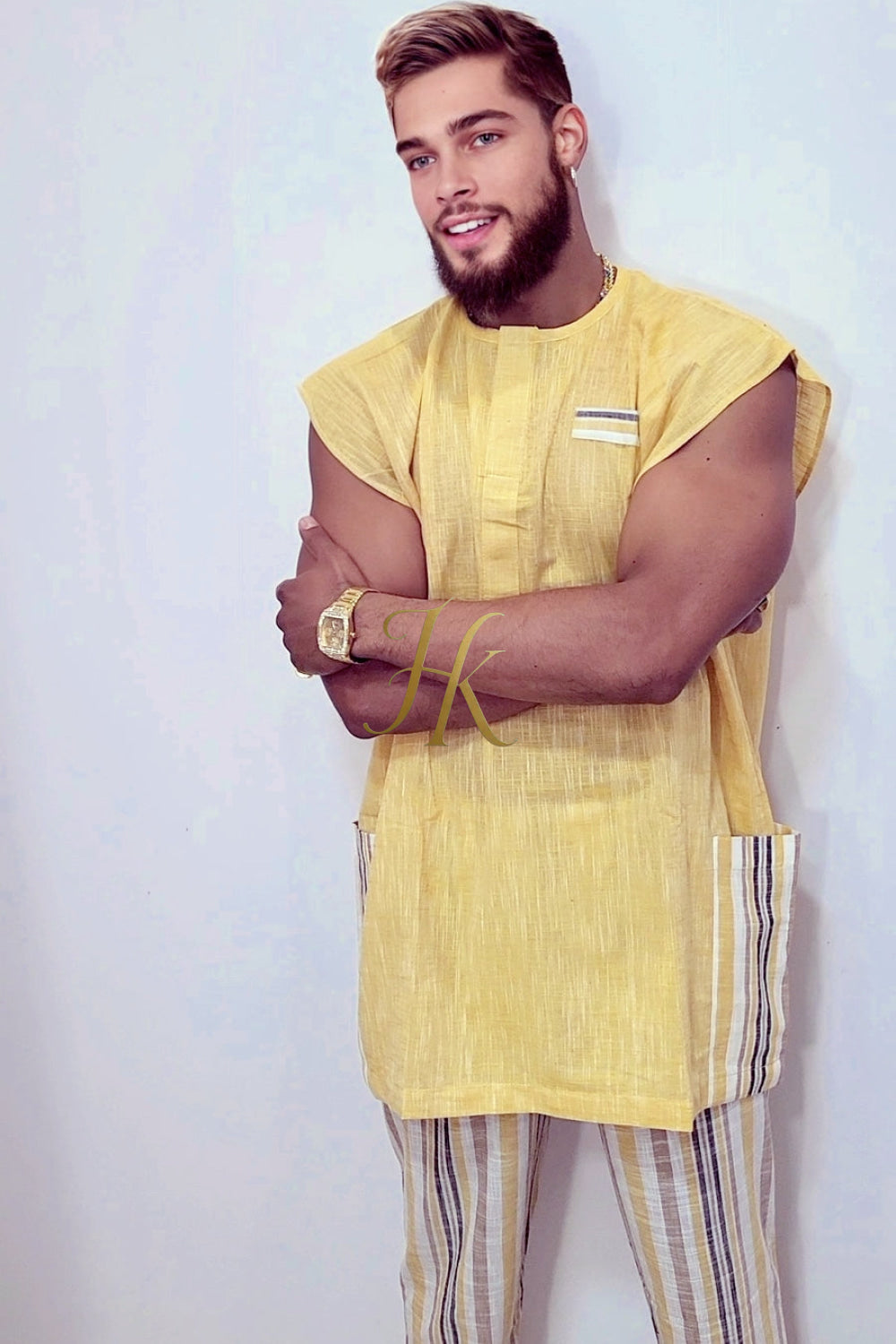 Remarkable Linen Mens Set Top & Pants - kayibstrore