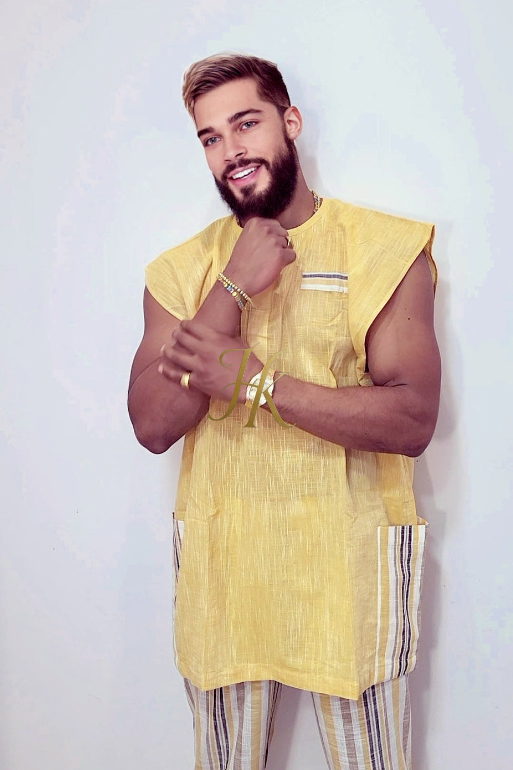 Remarkable Linen Mens Set Top & Pants - kayibstrore