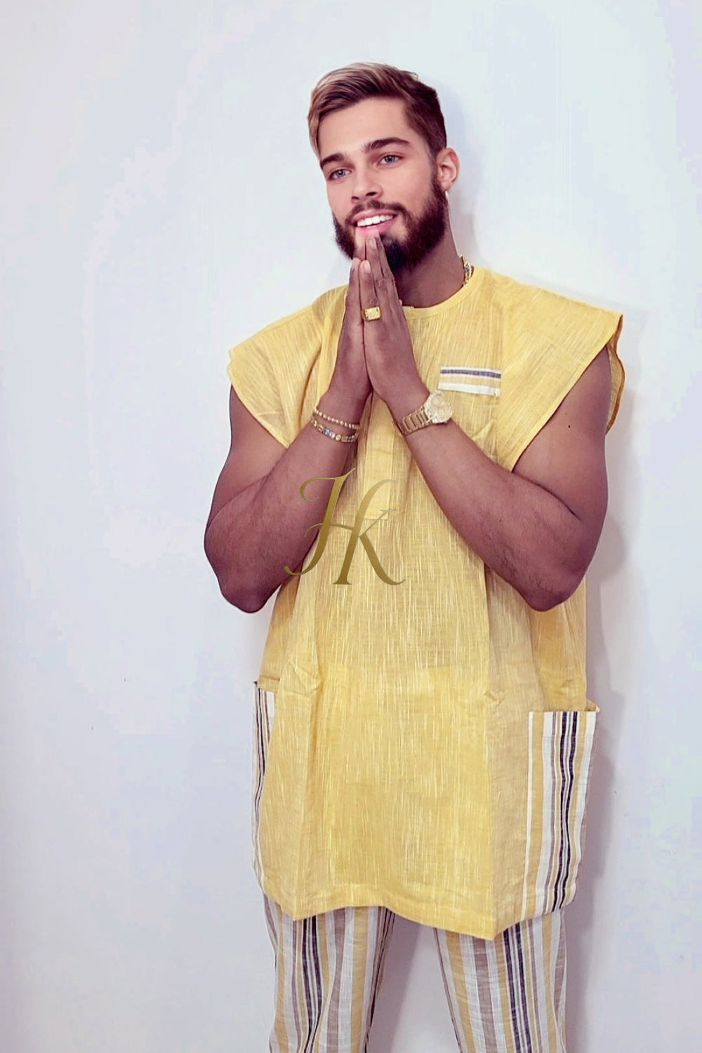 Remarkable Linen Mens Set Top & Pants - kayibstrore