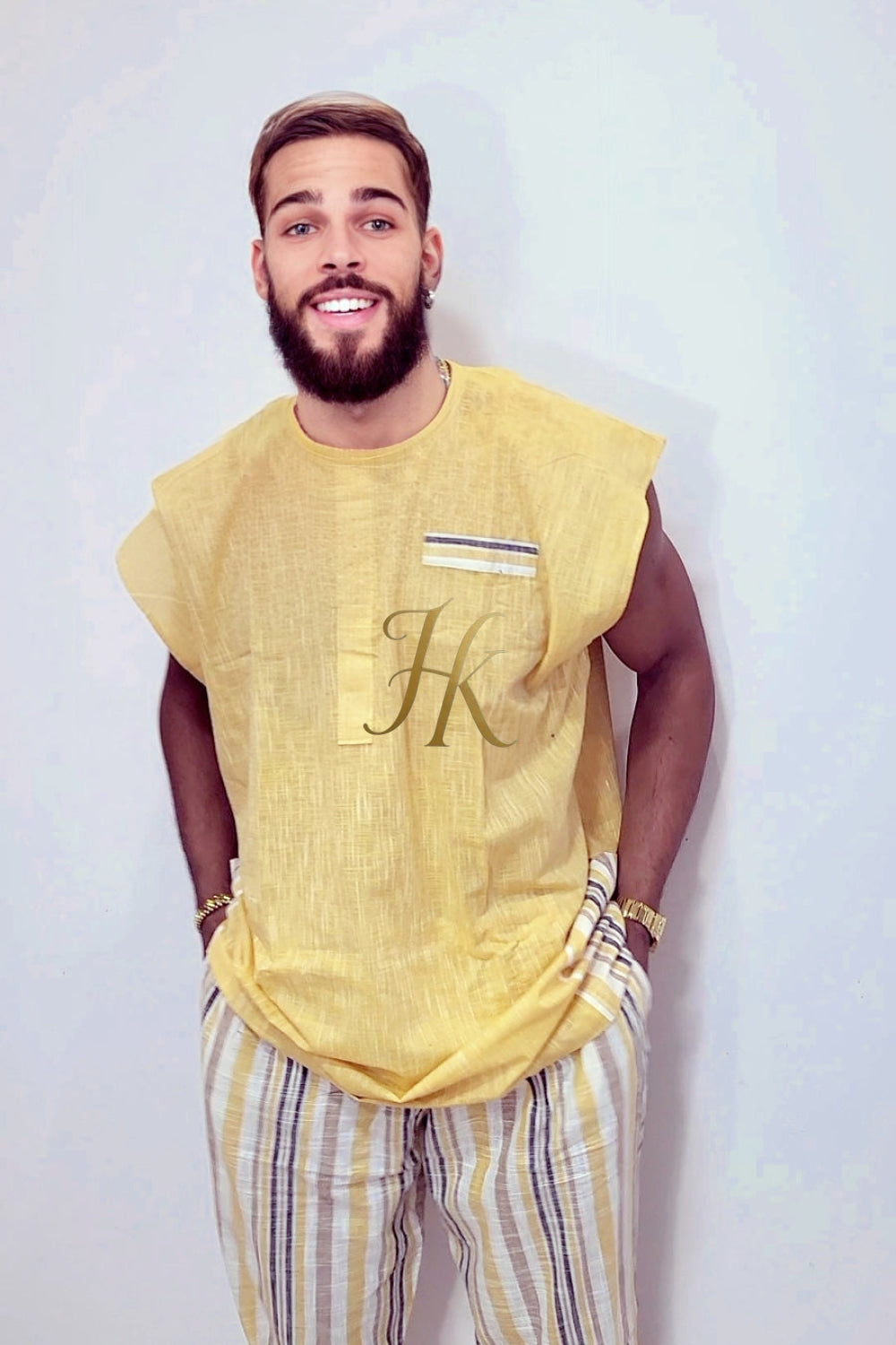 Remarkable Linen Mens Set Top & Pants - kayibstrore