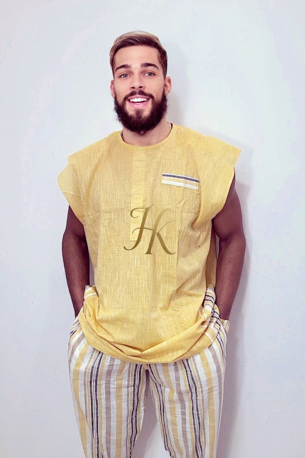 Remarkable Linen Mens Set Top & Pants - kayibstrore