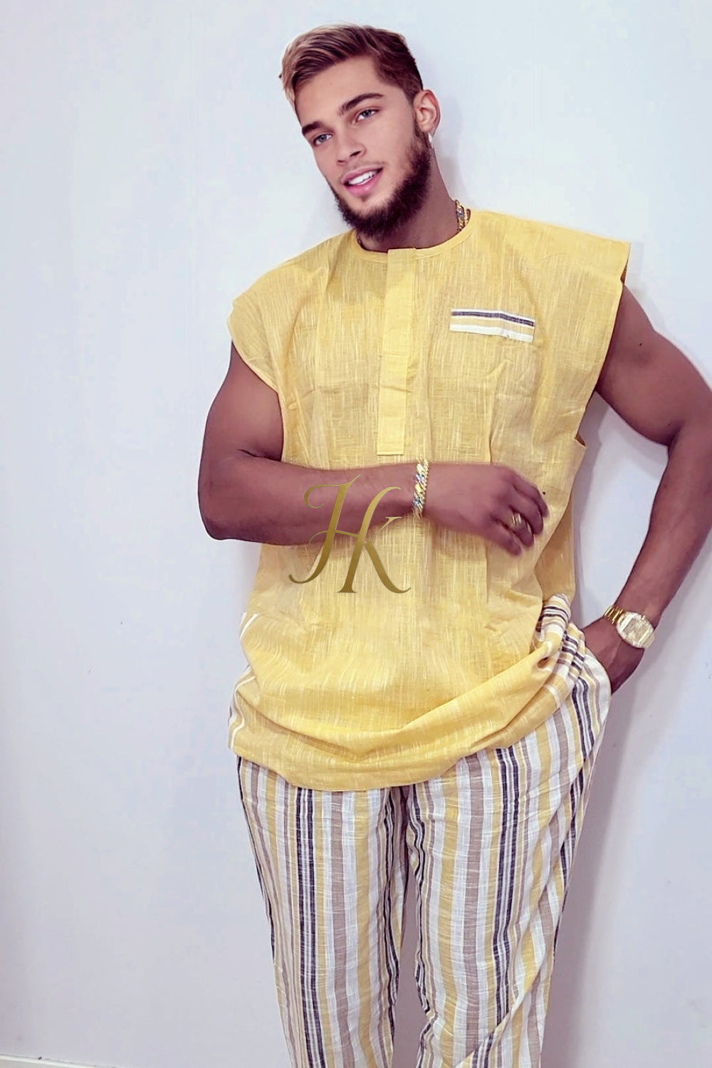 Remarkable Linen Mens Set Top & Pants - kayibstrore