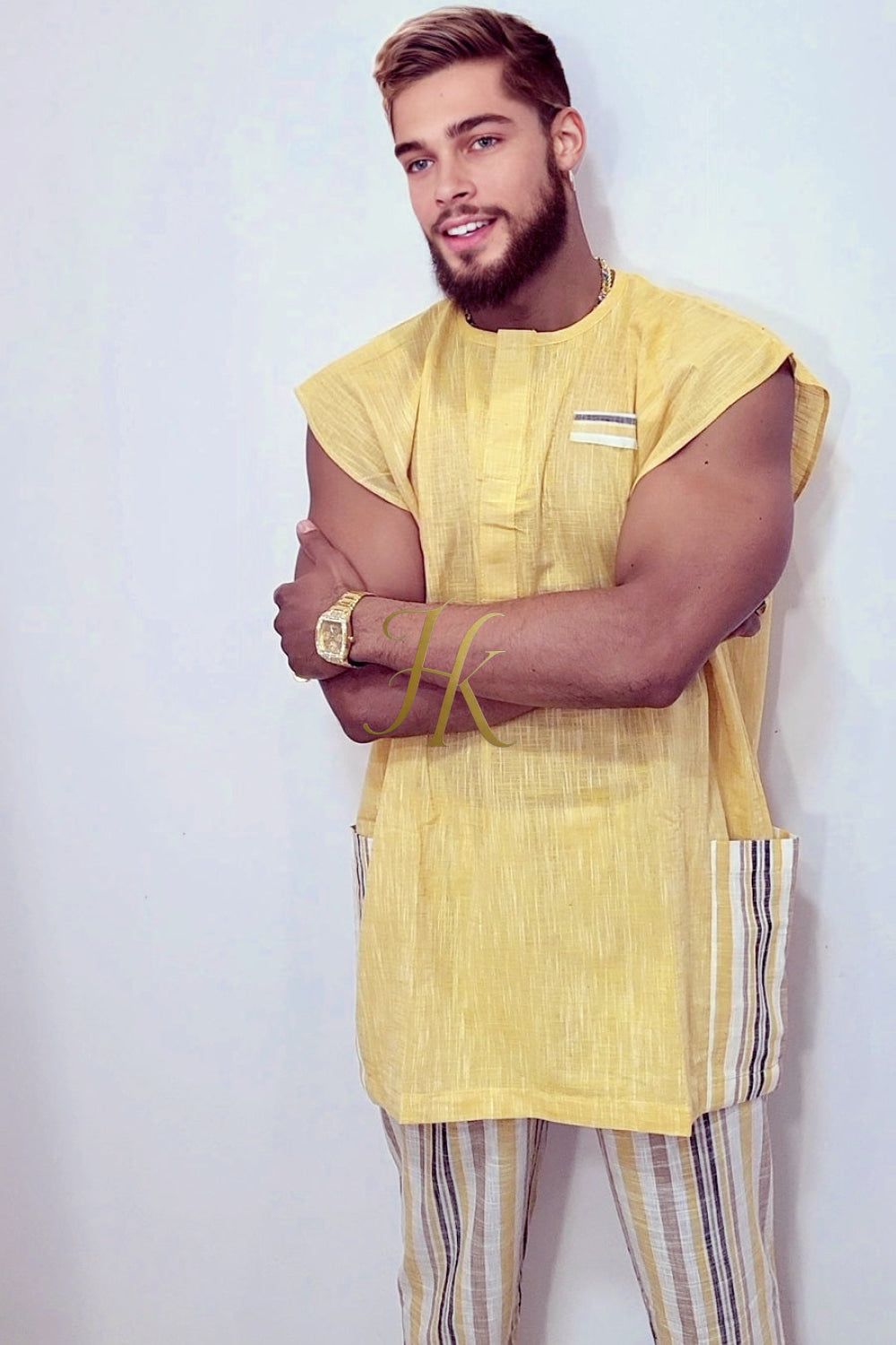 Remarkable Linen Mens Set Top & Pants - kayibstrore