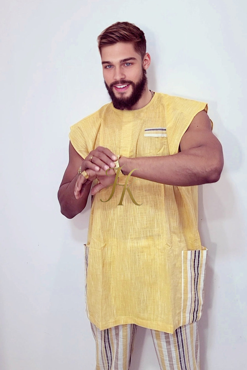 Remarkable Linen Mens Set Top & Pants - kayibstrore