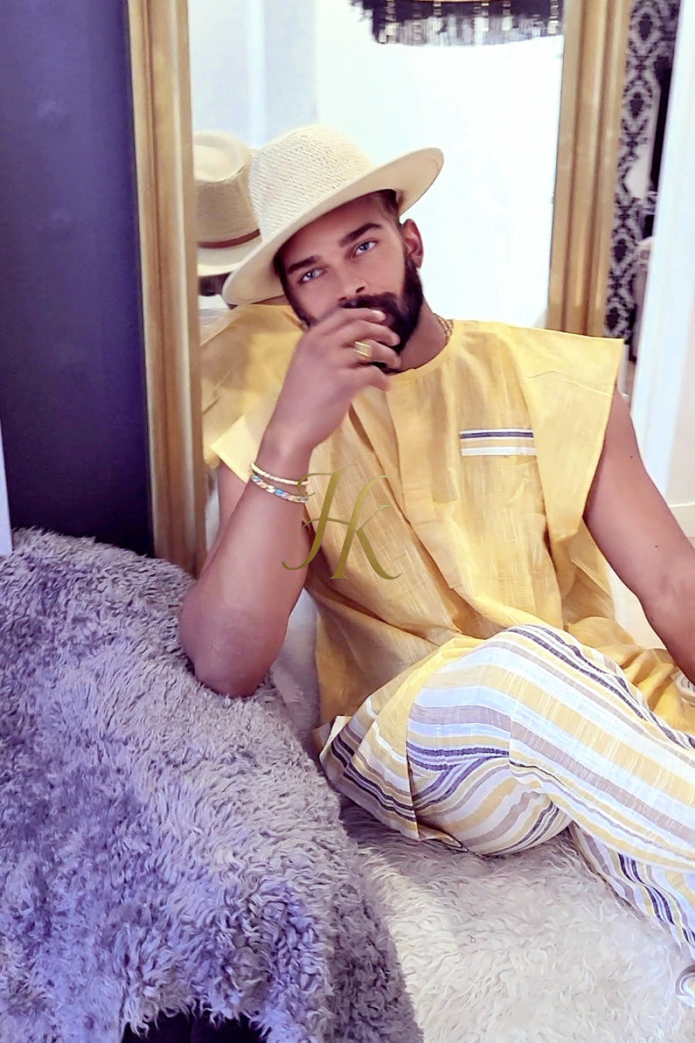 Remarkable Linen Mens Set Top & Pants - kayibstrore