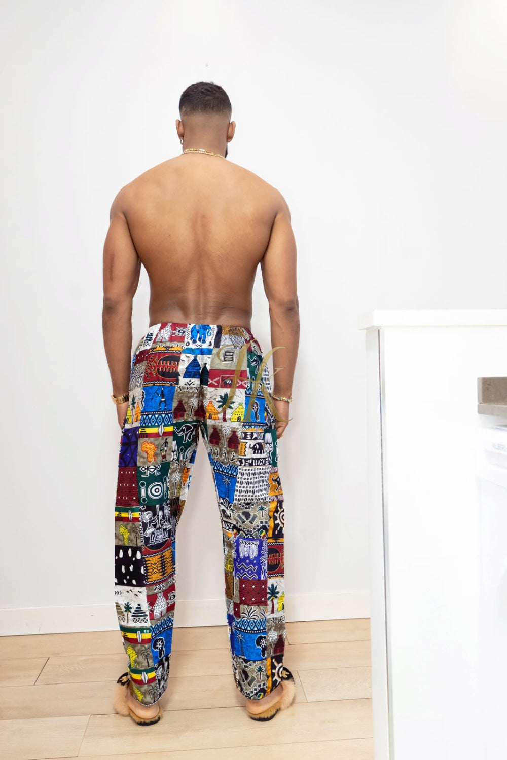 Summer Beach Comfort and Style: Handmade Tribal Hippie summer beachwear Pants - Eco-Friendly & Versatile - kayibstrore
