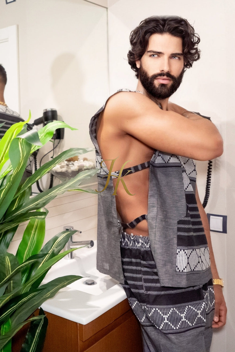 Summer Luxury Linen Elegance: The Sophisticated Men's Summer Set - kayibstrore