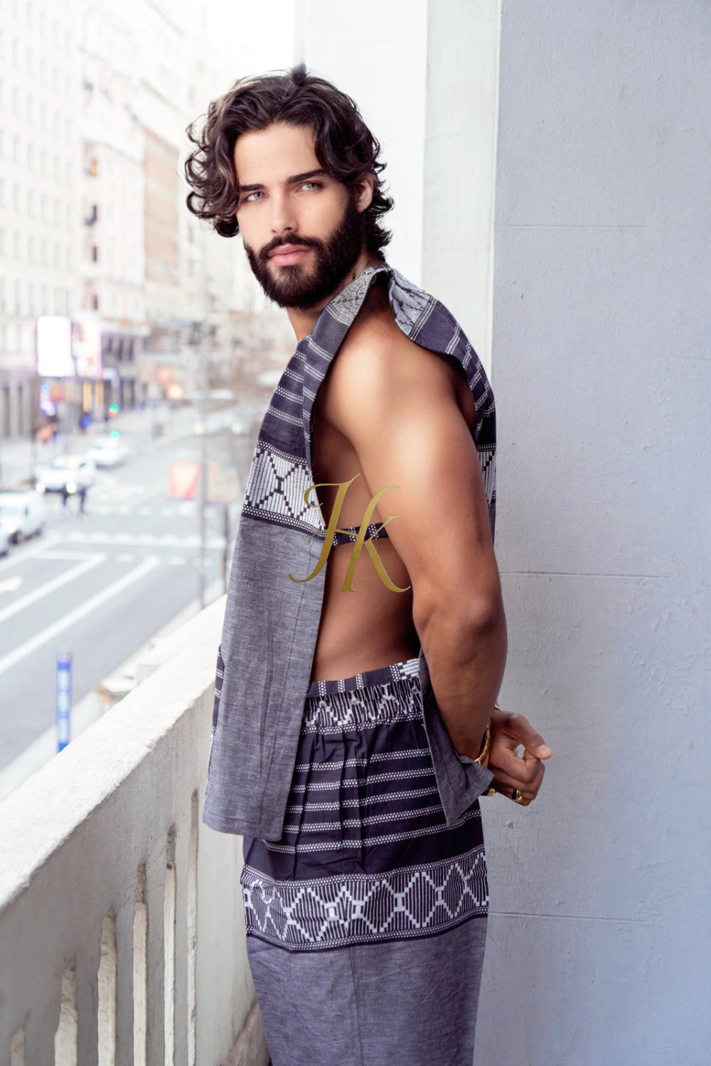 Summer Luxury Linen Elegance: The Sophisticated Men's Summer Set - kayibstrore