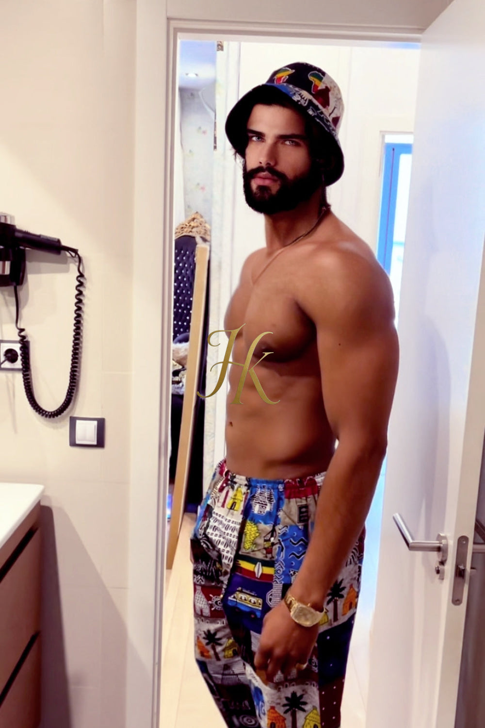 Summer Beach Comfort and Style: Handmade Tribal Hippie summer beachwear Pants - Eco-Friendly & Versatile - kayibstrore