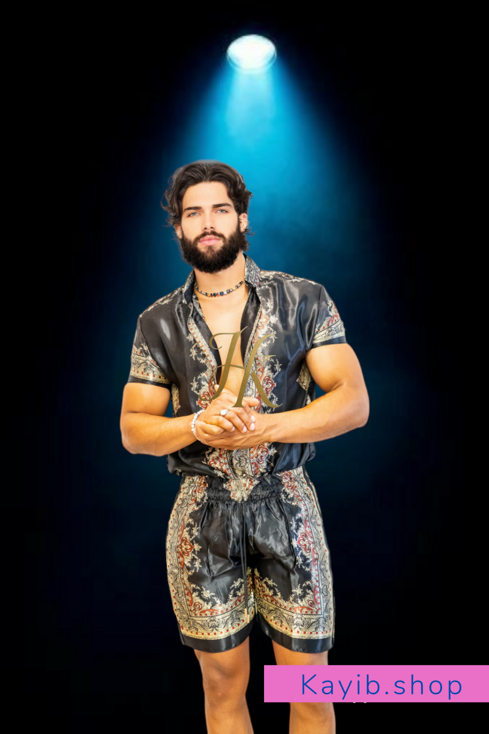 Barocco Men's Luxury Silk Dress Set - Comfort and Durability - kayibstrore