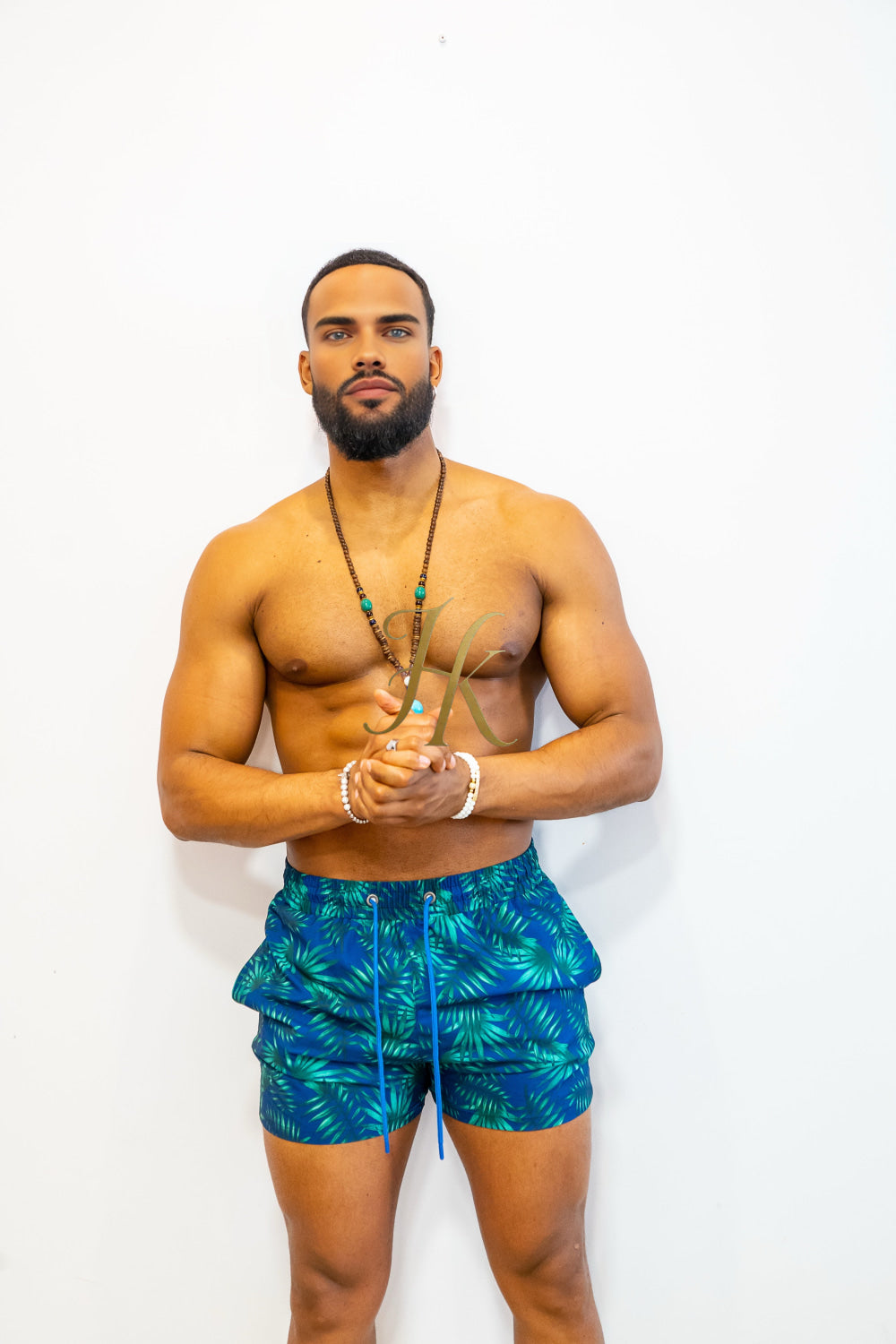 Tropical Vibes Men's Swim Trunks – Quick-Dry & Ultra-Comfortable Beach Shorts - kayibstrore