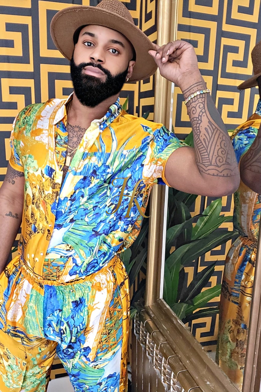 Ultimate Luxury Men's Rave Wear: Silk Set for Unmatched Style and Comfort - kayibstrore
