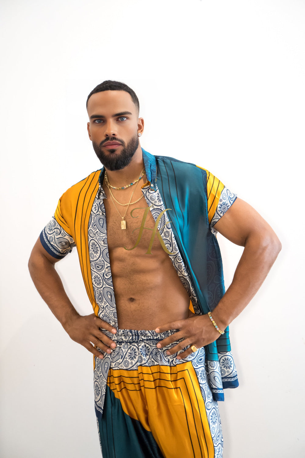 Luxury Handmade Outfits: Men's Luxury Silk Set clothes - kayibstrore