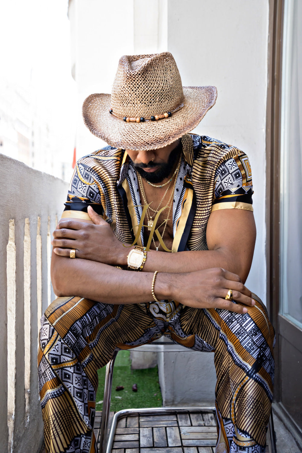 Luxury Silk Set for Men: Perfect Summer and Beach Wear - kayibstrore