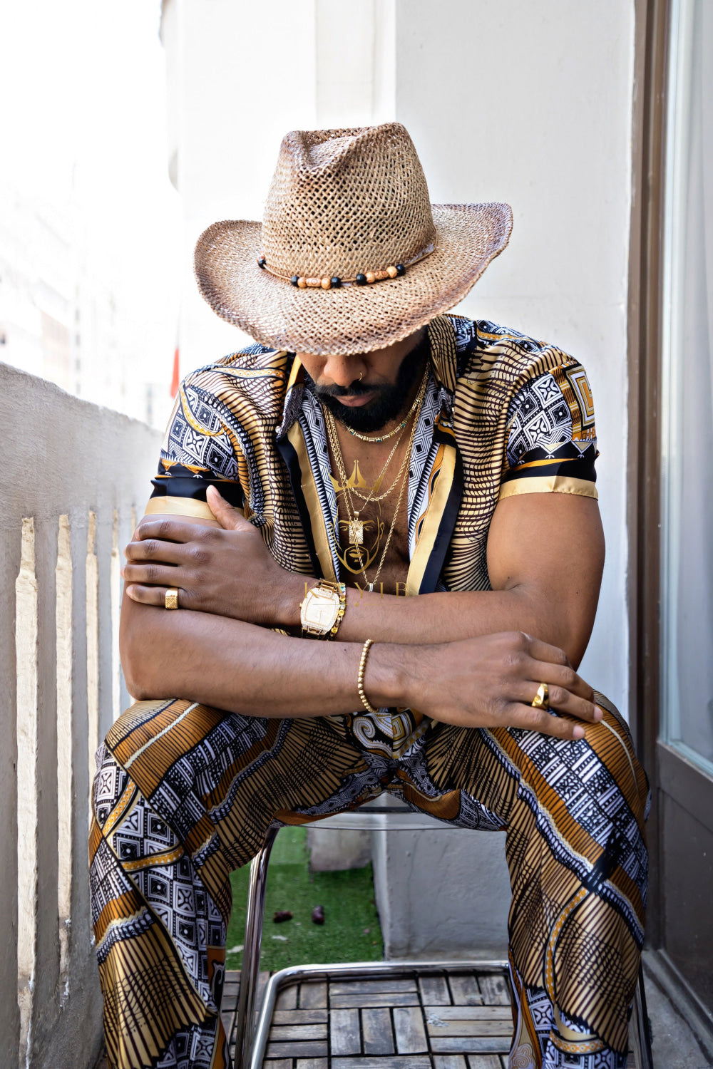 Luxury Silk Set for Men: Perfect Summer and Beach Wear - kayibstrore