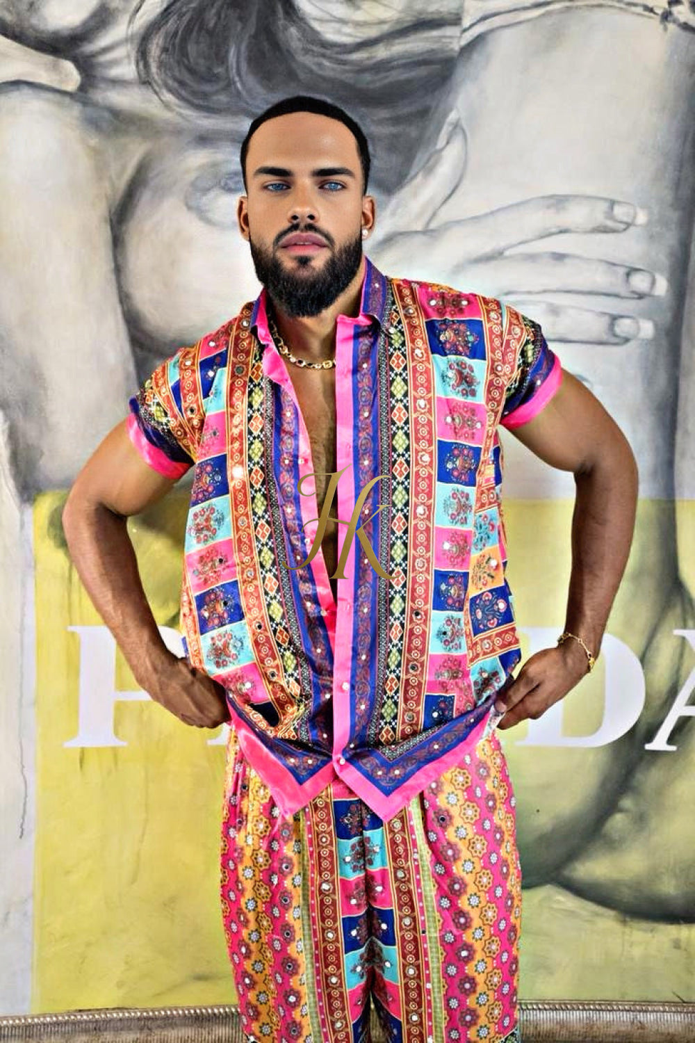 "Exclusive Handmade Silk Ensemble – Limited Edition: Only 10 Worldwide - kayibstrore