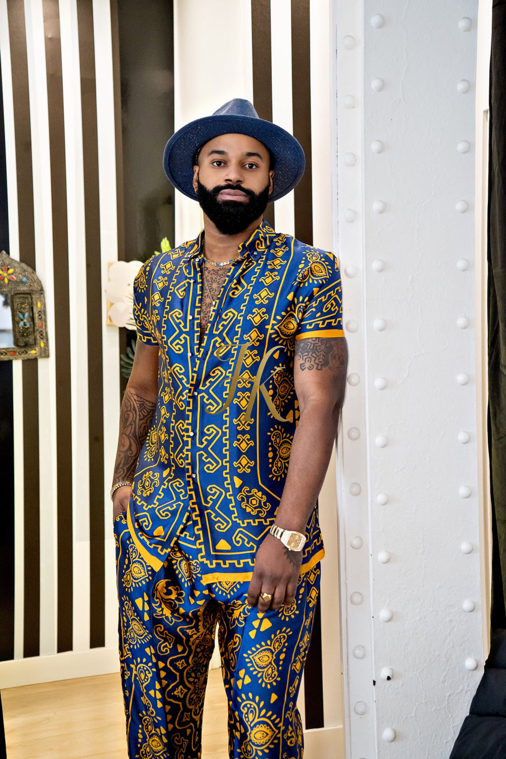 Men's Silk Beach Outfit - kayibstrore