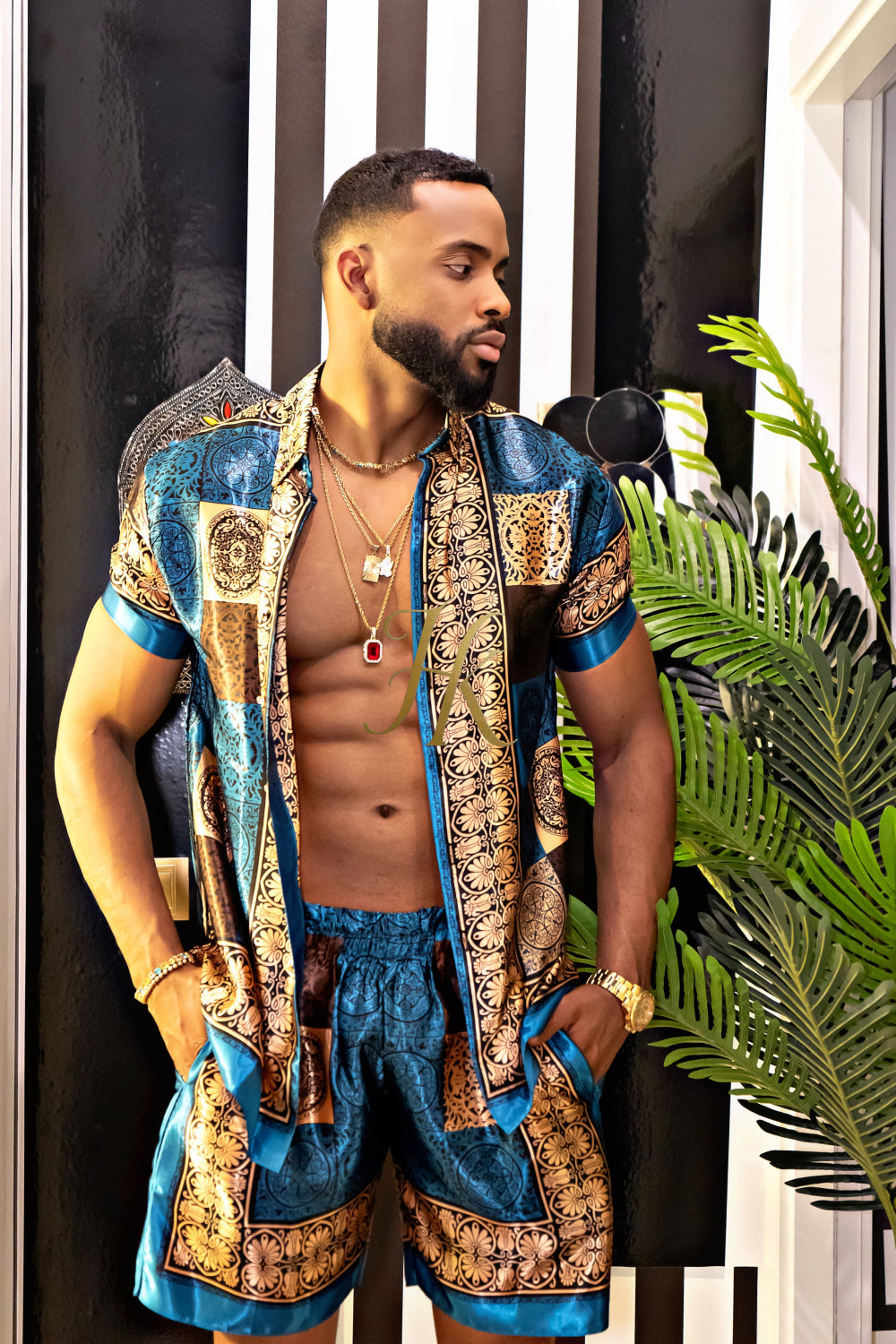 Men's Luxury Silk Dress Set Outfit - Elevate Your Style Game with Ultimate Comfort and Unbeatable Quality - kayibstrore