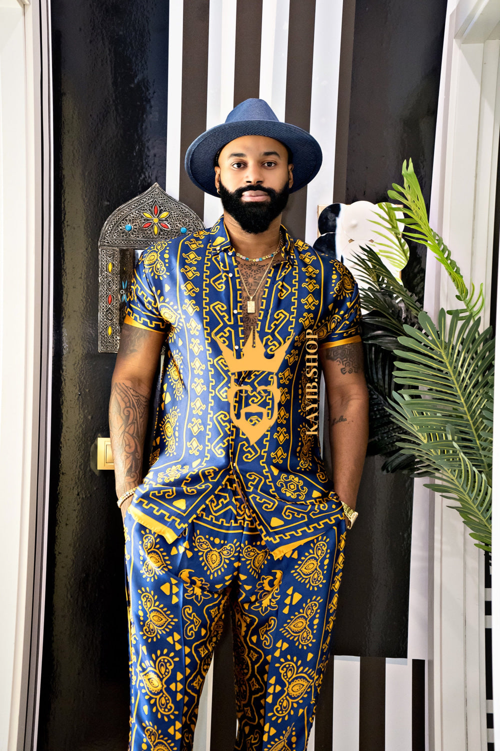 Men's Silk Beach Outfit - kayibstrore